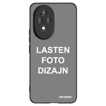 Picasee silikonski črni ovitek za Honor 200 5G - Lasten foto dizajn