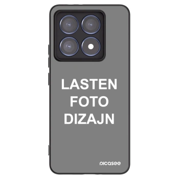 Picasee silikonski črni ovitek za Xiaomi 14T Pro - Lasten foto dizajn