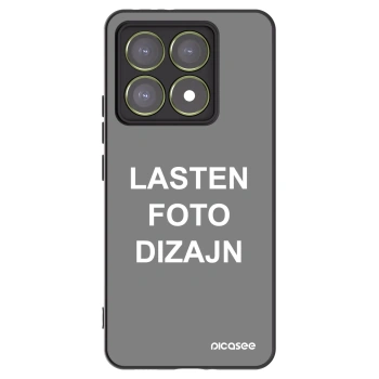 Picasee silikonski črni ovitek za Xiaomi 14T - Lasten foto dizajn