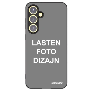 Picasee silikonski črni ovitek za Samsung Galaxy S24 FE S721B - Lasten foto dizajn