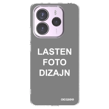 Picasee silikonski prozorni ovitek za Xiaomi Redmi Note 14 5G - Lasten foto dizajn