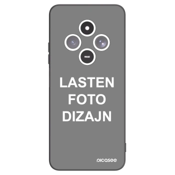 Picasee silikonski črni ovitek za Xiaomi Redmi 14C - Lasten foto dizajn