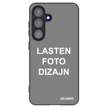 Picasee silikonski črni ovitek za Samsung Galaxy S25 5G - Lasten foto dizajn