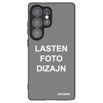 Picasee silikonski črni ovitek za Samsung Galaxy S25 Ultra 5G - Lasten foto dizajn