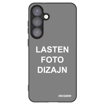 Picasee silikonski črni ovitek za Samsung Galaxy S25+ 5G - Lasten foto dizajn