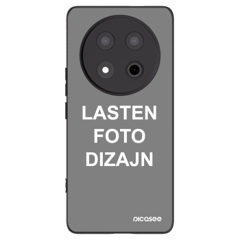 Picasee silikonski črni ovitek za Honor Magic7 Lite 5G - Lasten foto dizajn