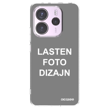 Picasee silikonski prozorni ovitek za Xiaomi Redmi Note 14 4G - Lasten foto dizajn