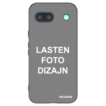 Picasee silikonski črni ovitek za Google Pixel 8a - Lasten foto dizajn