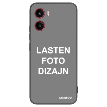 Picasee silikonski črni ovitek za Motorola Moto G05 - Lasten foto dizajn