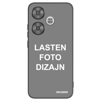 Picasee silikonski črni ovitek za Xiaomi Poco F6 - Lasten foto dizajn