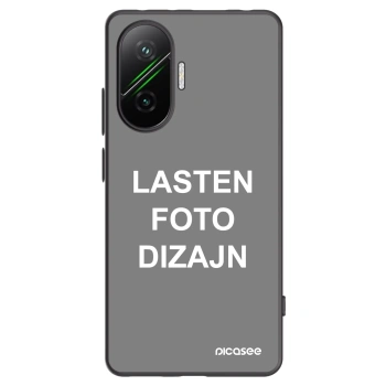 Picasee silikonski črni ovitek za Xiaomi Poco F7 5G - Lasten foto dizajn
