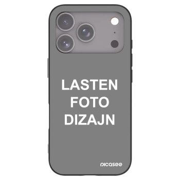 Picasee silikonski črni ovitek za Apple iPhone 17 Pro - Lasten foto dizajn
