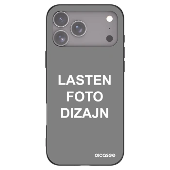 Picasee silikonski črni ovitek za Apple iPhone 17 Pro Max - Lasten foto dizajn