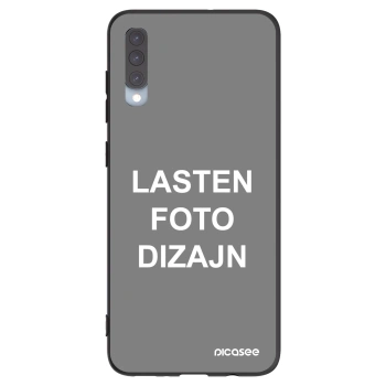 Picasee silikonski črni ovitek za Samsung Galaxy A70 A705F - Lasten foto dizajn