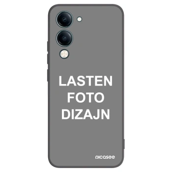 Picasee silikonski črni ovitek za Vivo Y29s 5G - Lasten foto dizajn