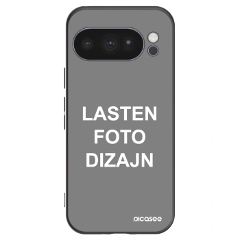 Picasee silikonski črni ovitek za Google Pixel 10 Pro - Lasten foto dizajn