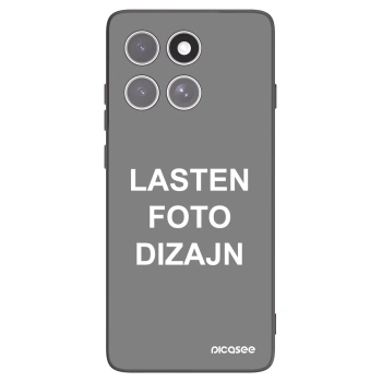 Picasee silikonski črni ovitek za Motorola Edge 60 Fusion - Lasten foto dizajn
