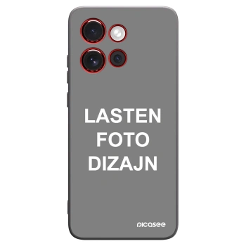 Picasee silikonski črni ovitek za Motorola Edge 60 Neo 5G - Lasten foto dizajn