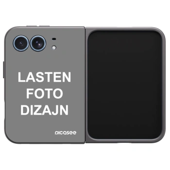 Picasee silikonski črni ovitek za Apple iPhone Duo - Lasten foto dizajn