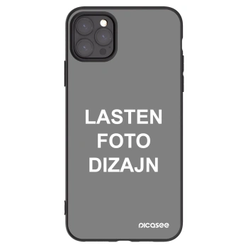 Picasee silikonski črni ovitek za Apple iPhone 11 Pro Max - Lasten foto dizajn