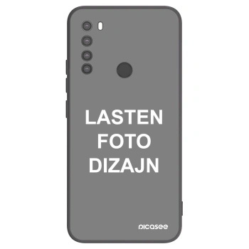 Picasee silikonski črni ovitek za Xiaomi Redmi Note 8 - Lasten foto dizajn