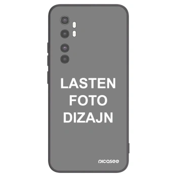 Picasee silikonski črni ovitek za Xiaomi Mi Note 10 Lite - Lasten foto dizajn