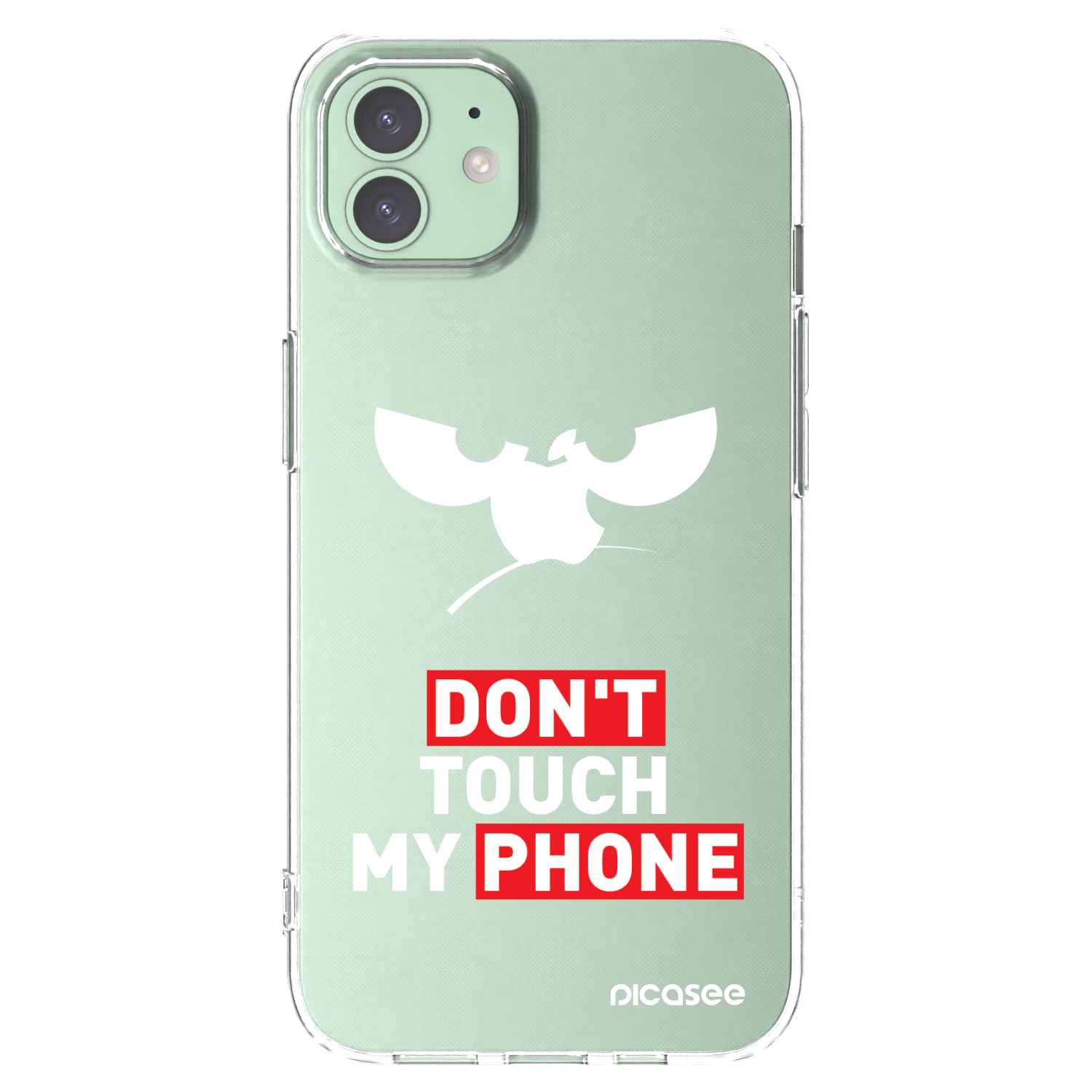 Picasee silikonski prozorni ovitek za Apple iPhone 12 Pro - Angry Eyes - Transparent