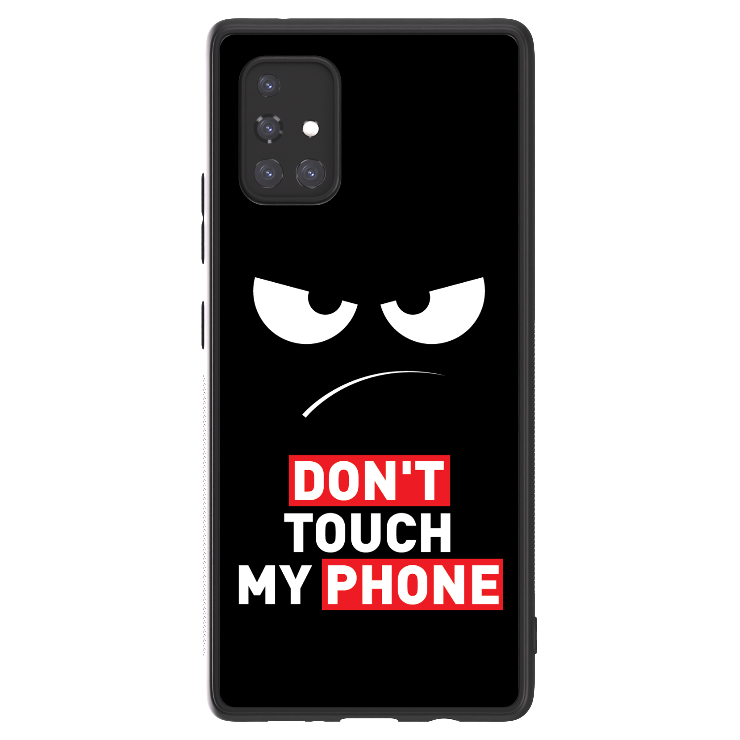 Picasee ULTIMATE CASE za Samsung Galaxy A71 A715F - Angry Eyes - Transparent