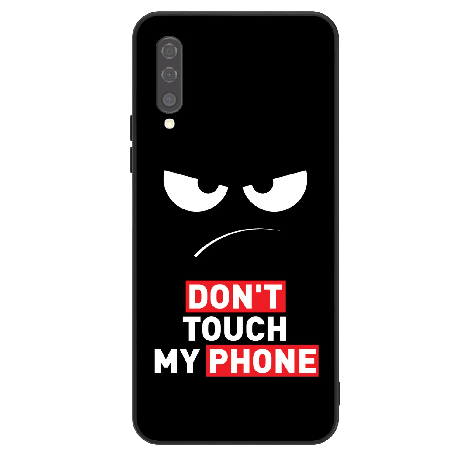 Picasee ULTIMATE CASE za Samsung Galaxy A50 A505F - Angry Eyes - Transparent