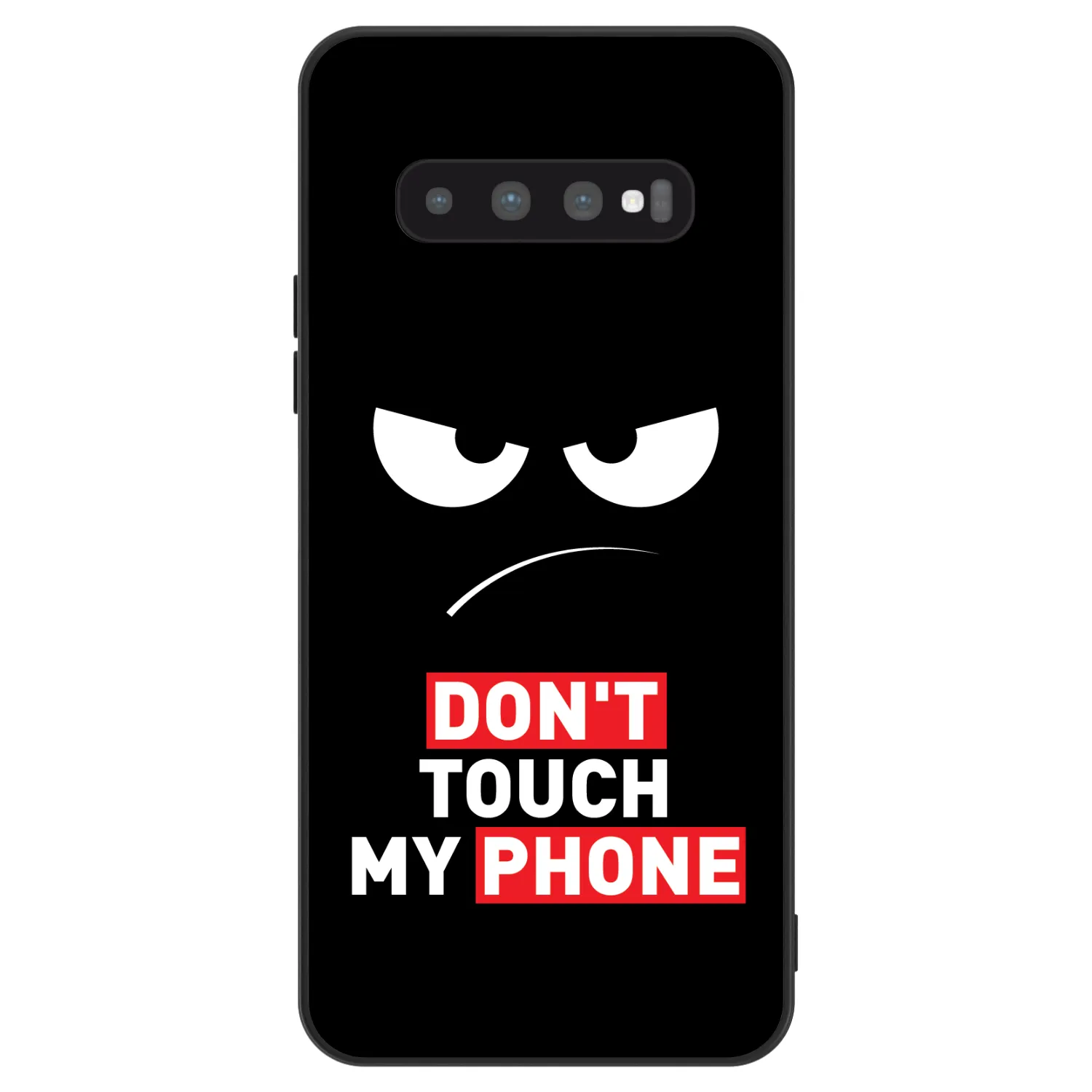 Picasee ULTIMATE CASE za Samsung Galaxy S10 G973 - Angry Eyes - Transparent