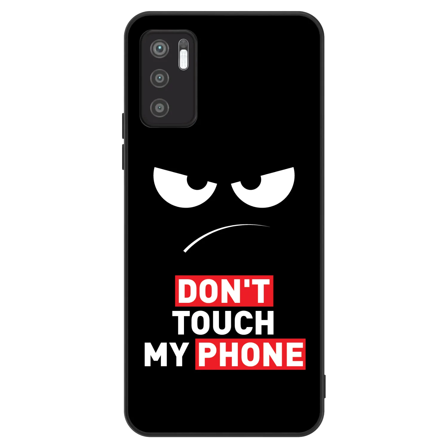 Picasee ULTIMATE CASE za Xiaomi Redmi Note 10 5G - Angry Eyes - Transparent