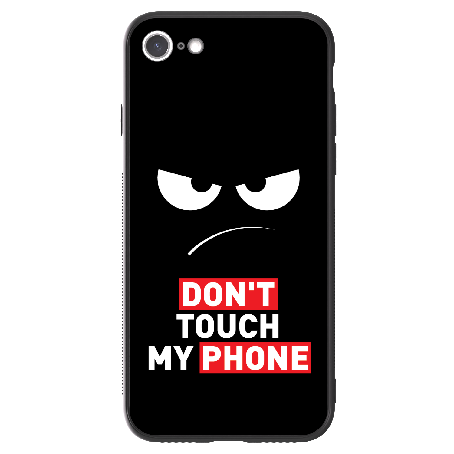 Picasee ULTIMATE CASE za Apple iPhone SE 2020 - Angry Eyes - Transparent