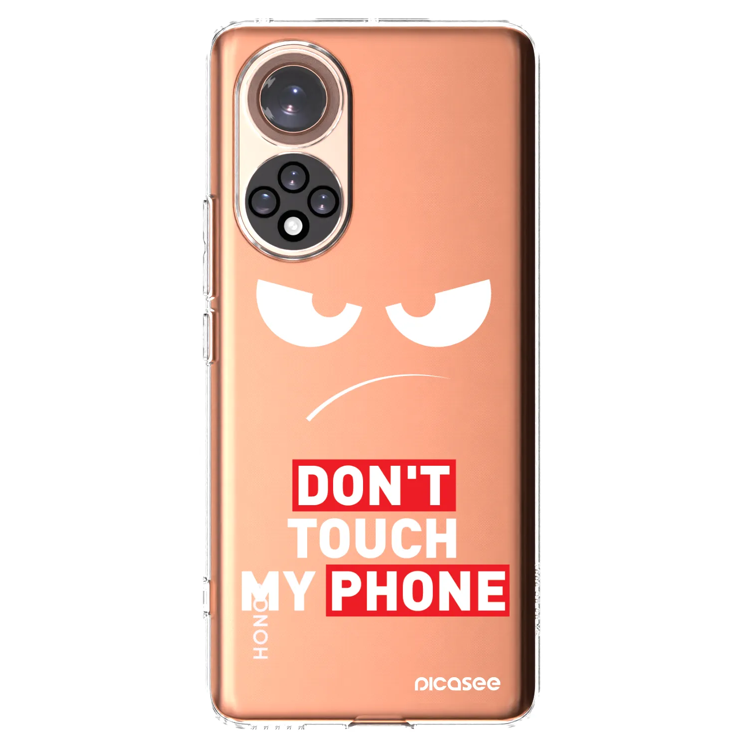 Picasee silikonski prozorni ovitek za Huawei Nova 9 - Angry Eyes - Transparent