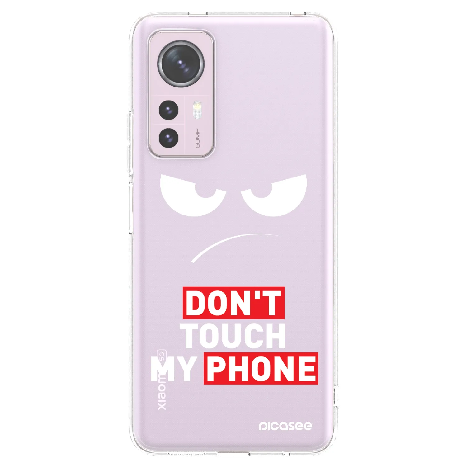Picasee silikonski prozorni ovitek za Xiaomi 12 - Angry Eyes - Transparent