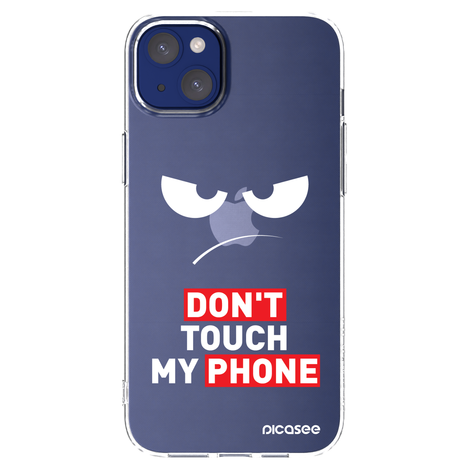 Picasee silikonski prozorni ovitek za Apple iPhone 14 Plus - Angry Eyes - Transparent