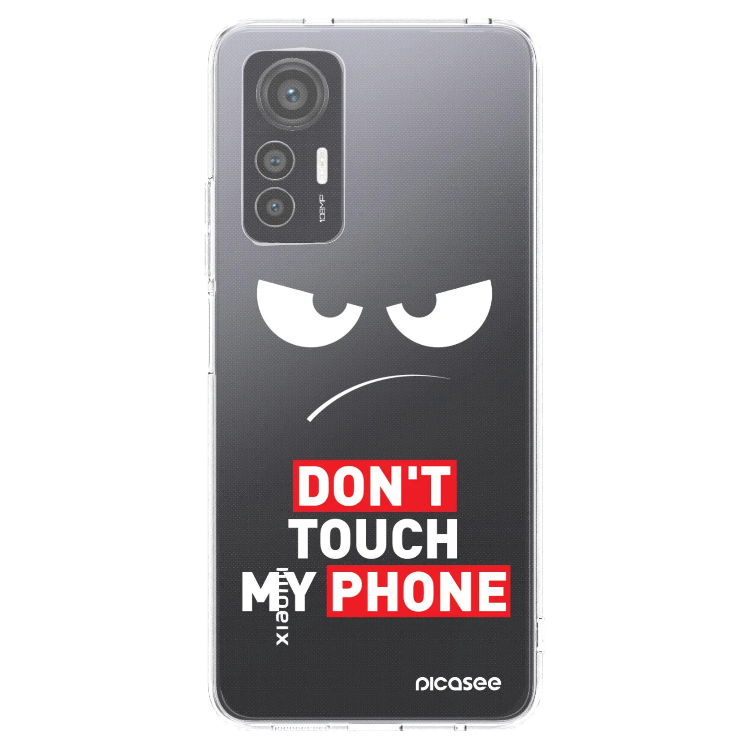 Picasee silikonski prozorni ovitek za Xiaomi 12 Lite - Angry Eyes - Transparent