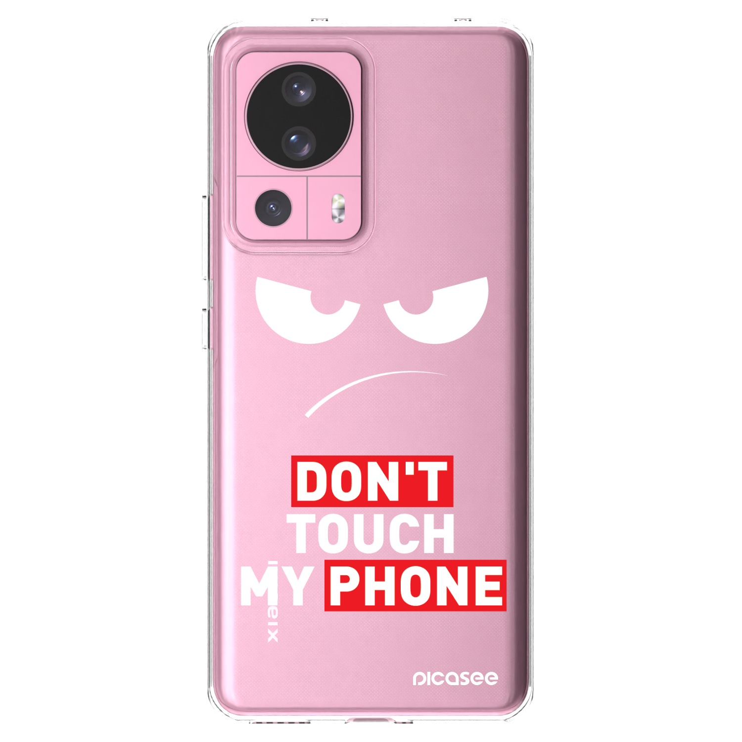 Picasee silikonski prozorni ovitek za Xiaomi 13 Lite - Angry Eyes - Transparent