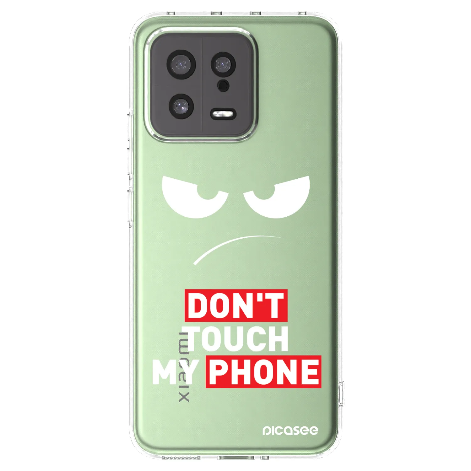 Picasee silikonski prozorni ovitek za Xiaomi 13 - Angry Eyes - Transparent