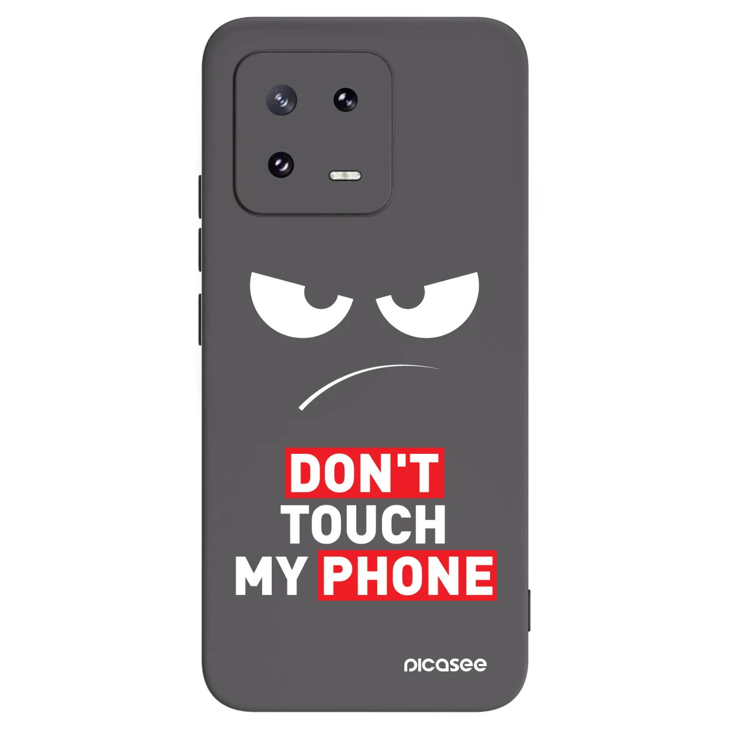 Picasee silikonski črni ovitek za Xiaomi 13 Pro - Angry Eyes - Transparent