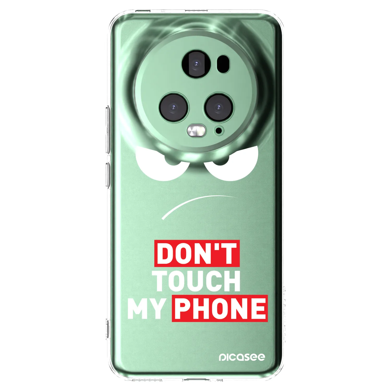 Picasee silikonski prozorni ovitek za Honor Magic5 Pro - Angry Eyes - Transparent