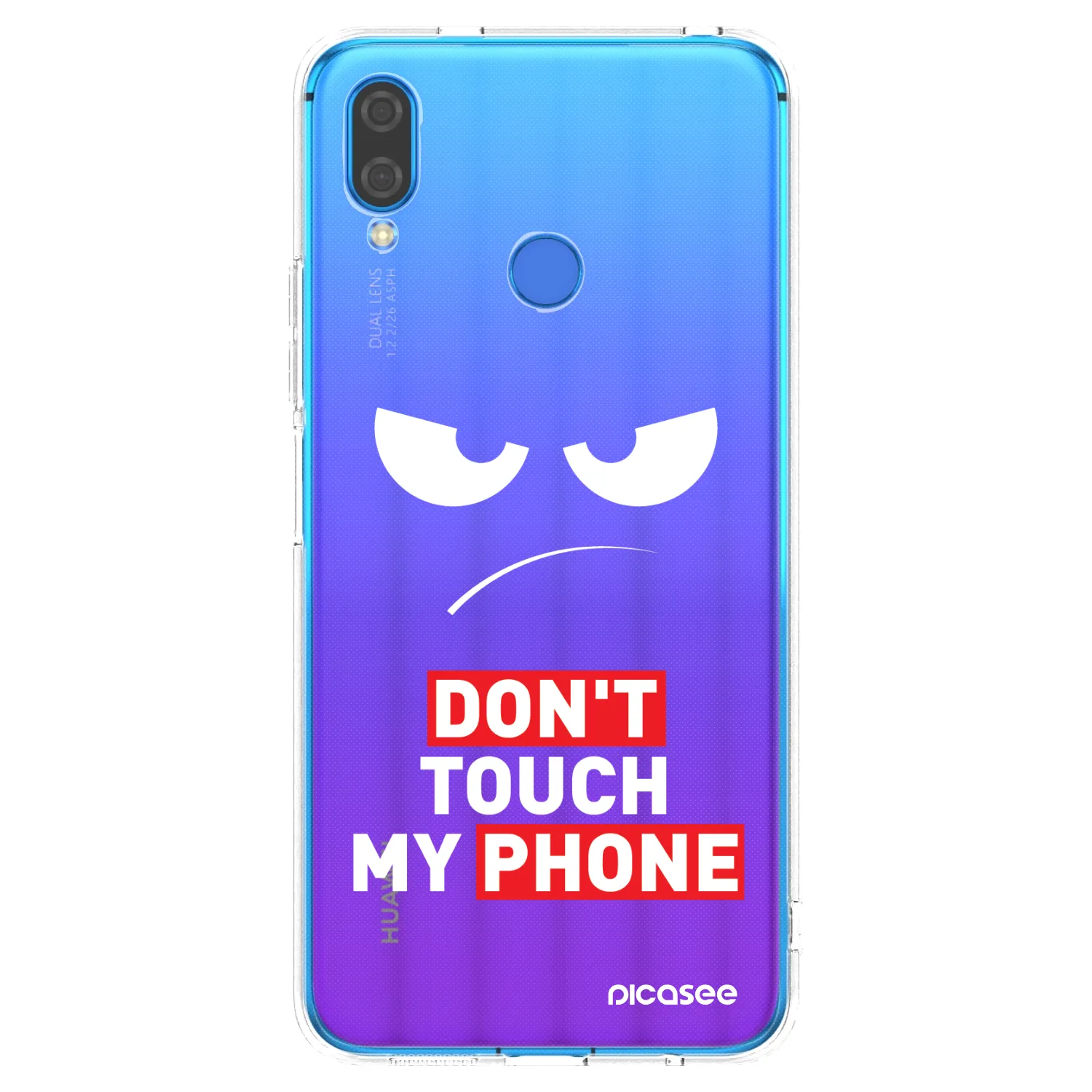Picasee silikonski prozorni ovitek za Huawei Nova 3i - Angry Eyes - Transparent