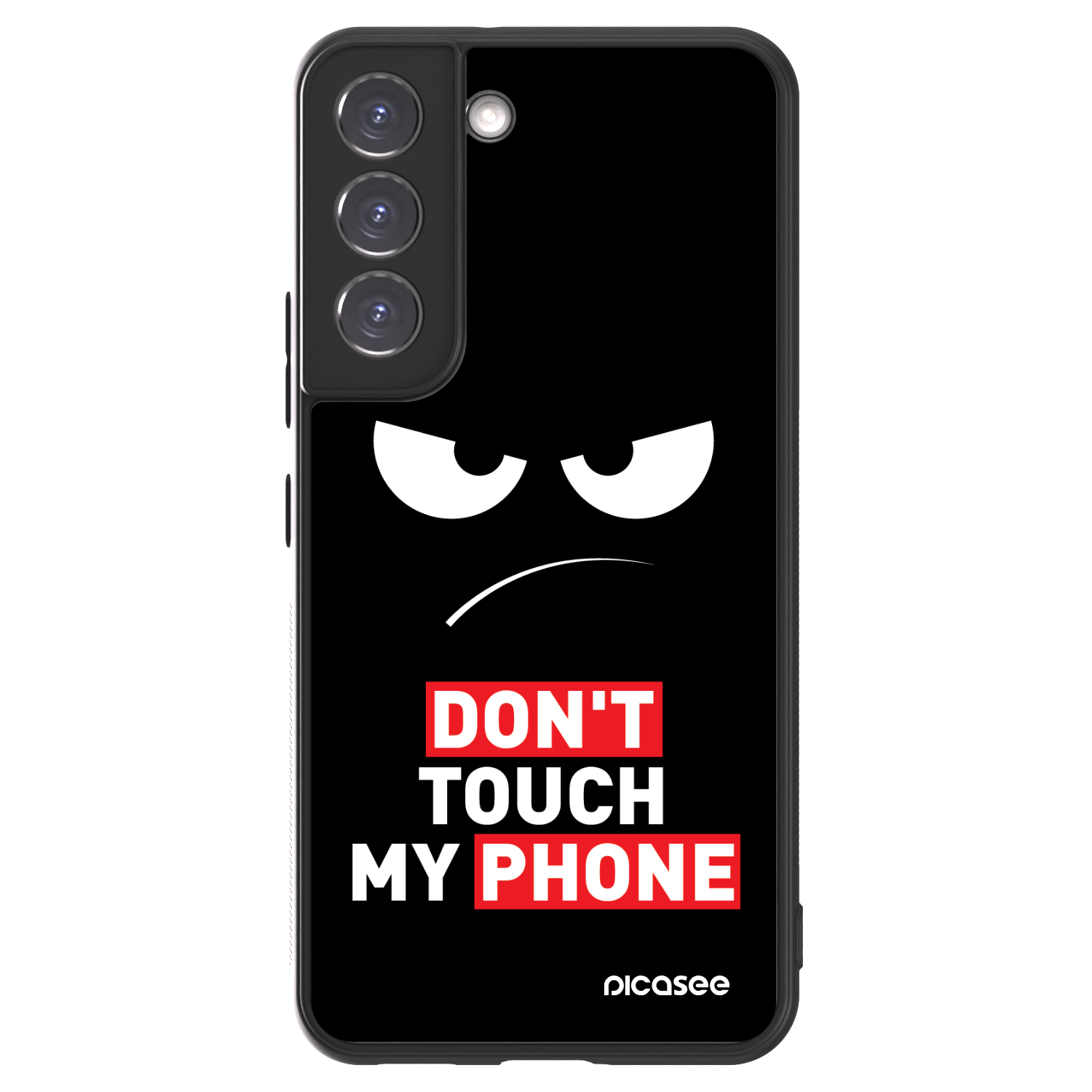 Picasee ULTIMATE CASE PowerShare za Samsung Galaxy S22 5G - Angry Eyes - Transparent