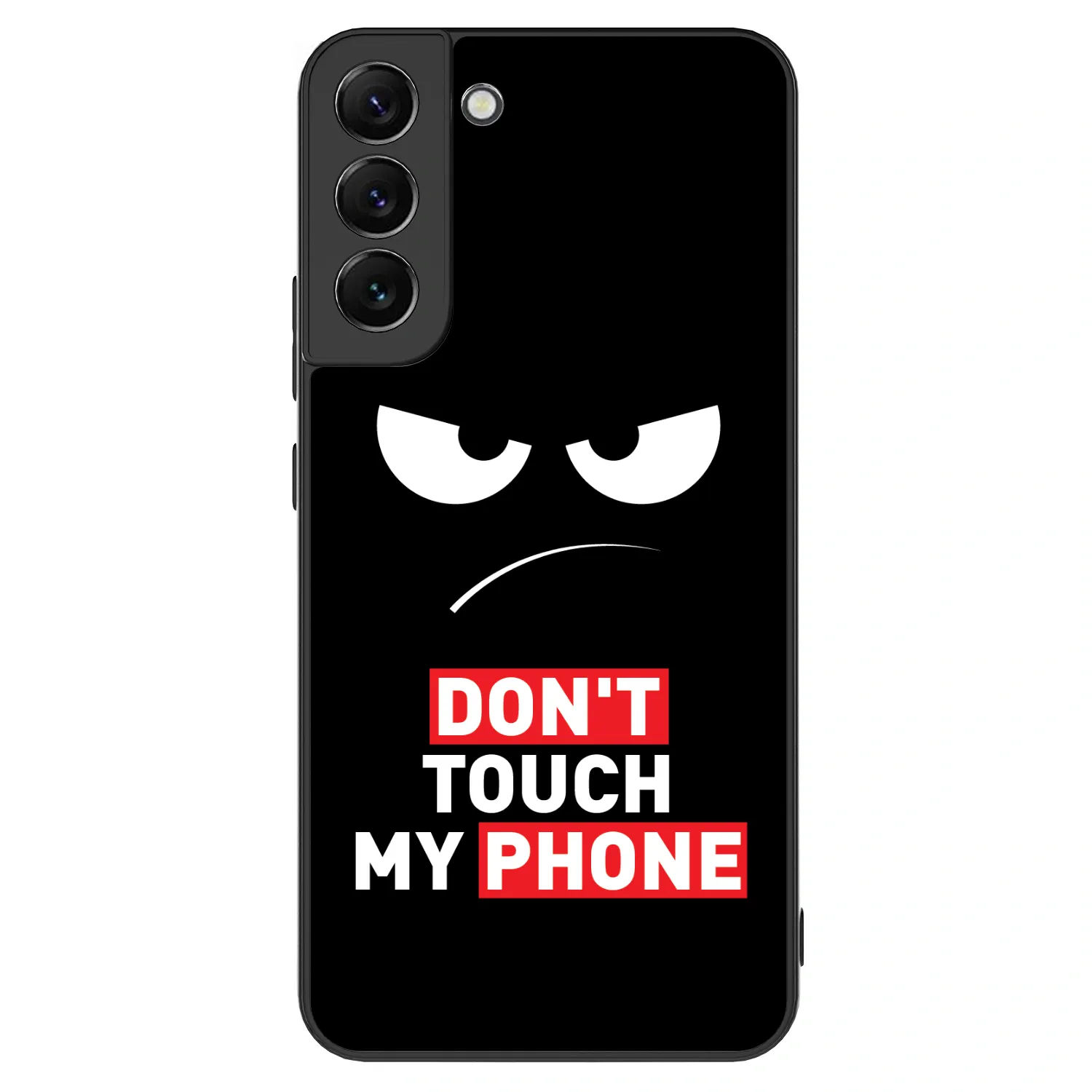 Picasee ULTIMATE CASE PowerShare za Samsung Galaxy S22+ 5G - Angry Eyes - Transparent