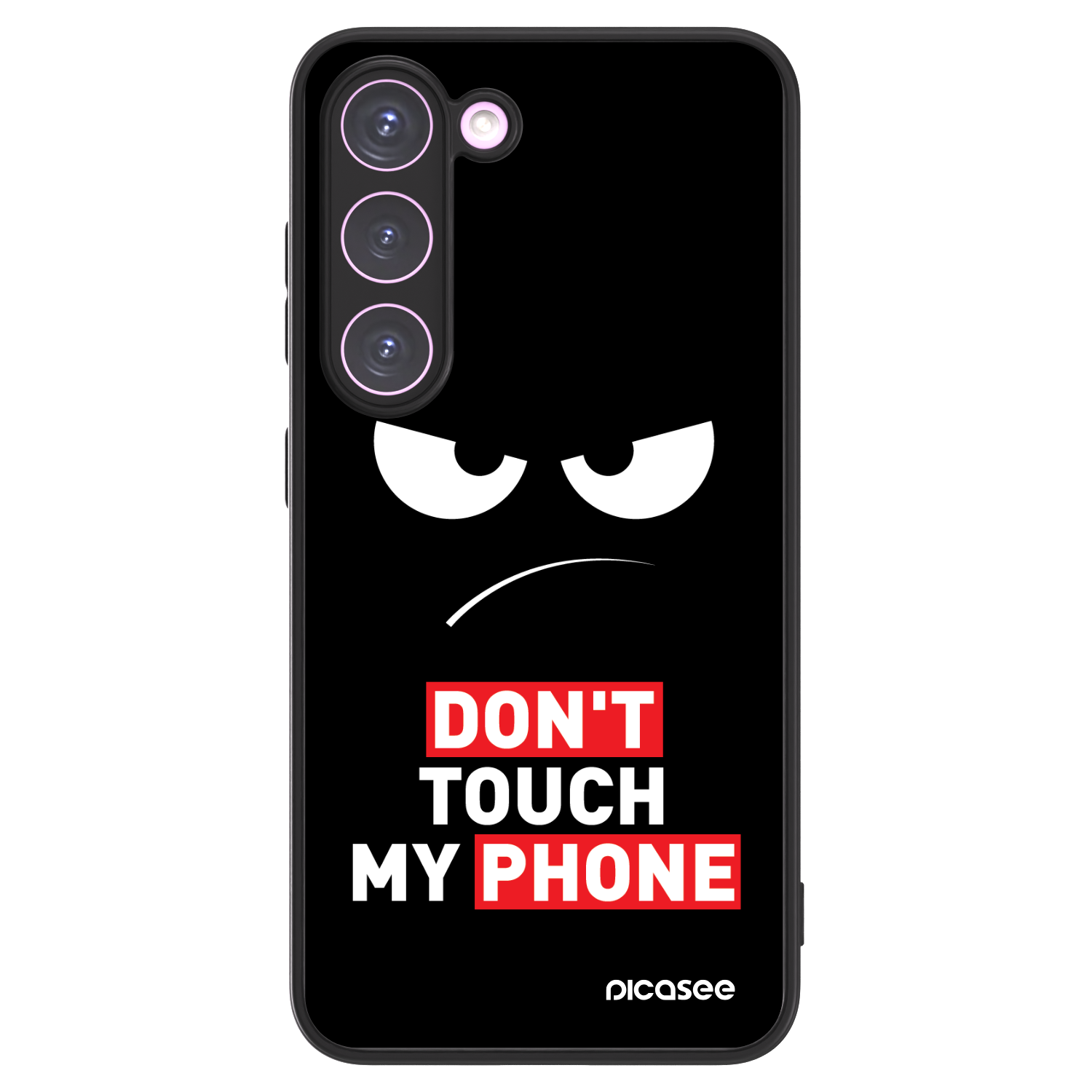 Picasee ULTIMATE CASE PowerShare za Samsung Galaxy S23 5G - Angry Eyes - Transparent
