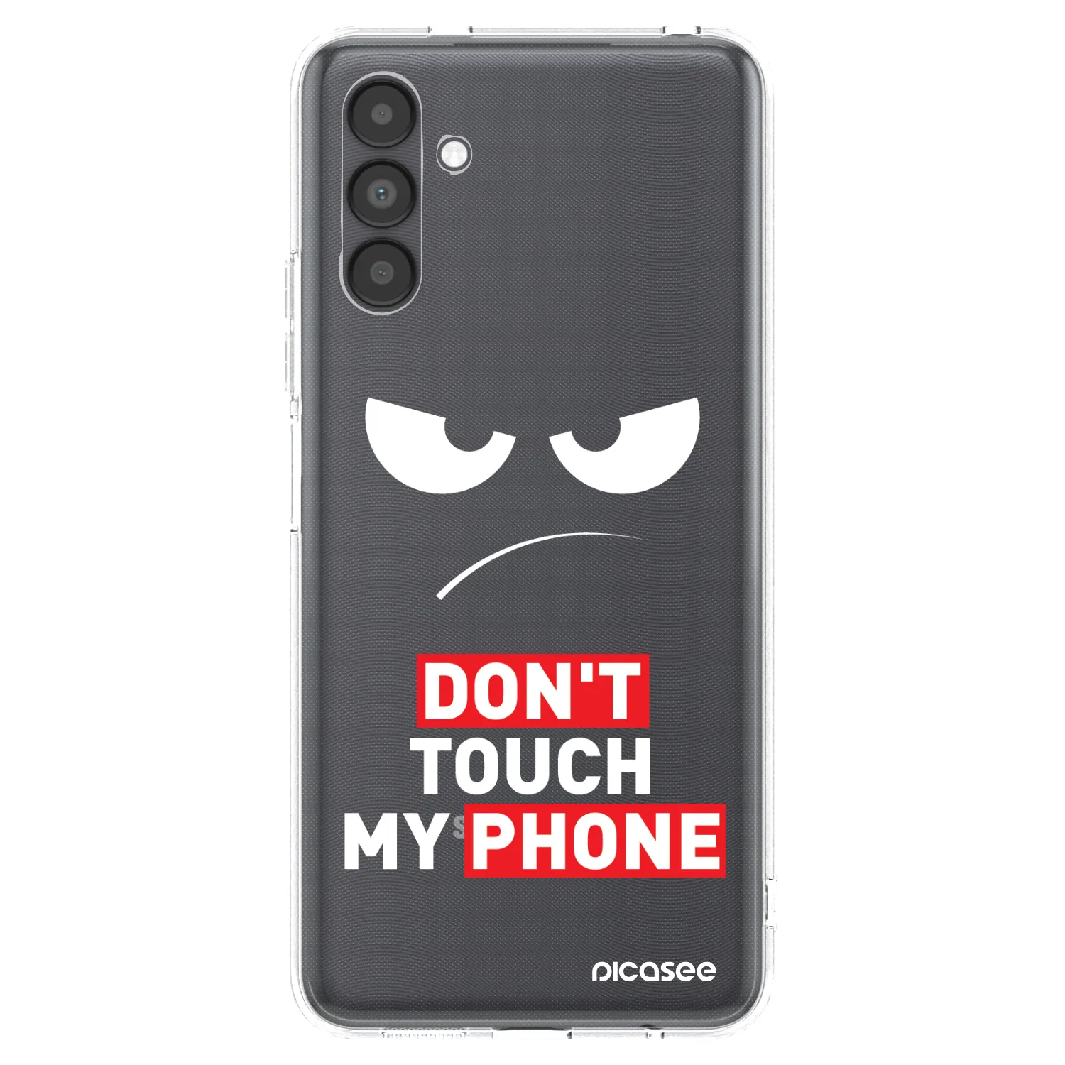 Picasee silikonski prozorni ovitek za Samsung Galaxy A04s A047F - Angry Eyes - Transparent