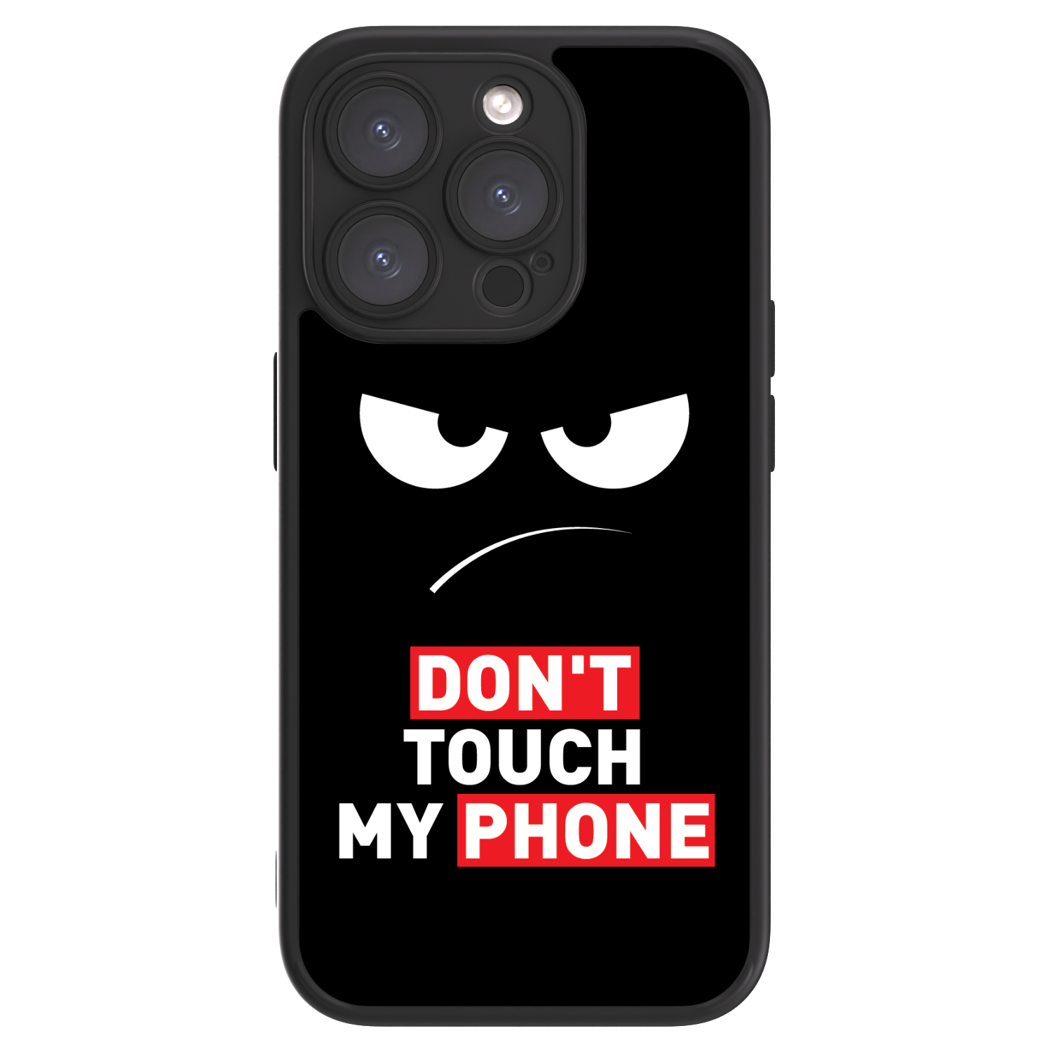 Picasee ULTIMATE CASE za Apple iPhone 15 Pro - Angry Eyes - Transparent