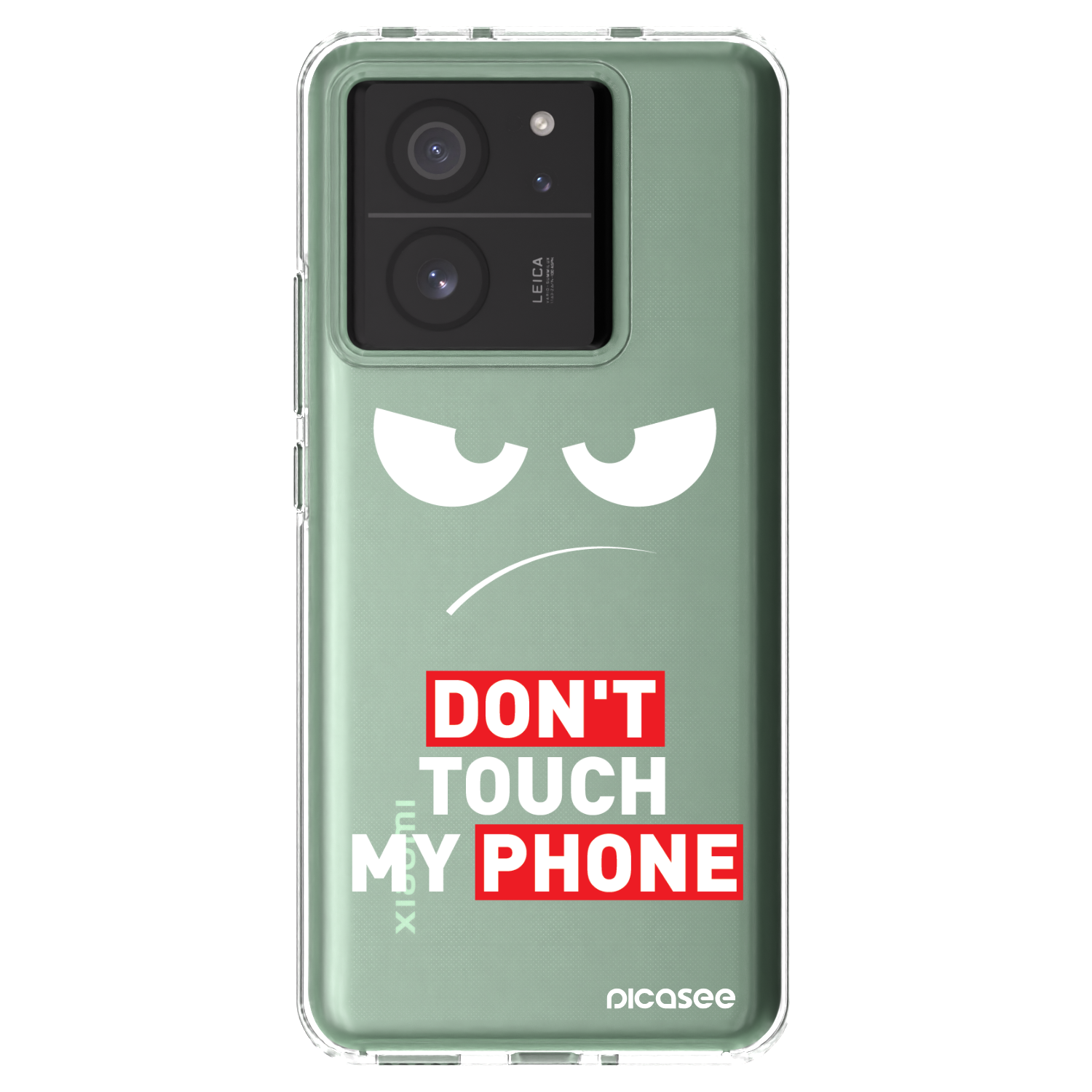 Picasee silikonski prozorni ovitek za Xiaomi 13T - Angry Eyes - Transparent