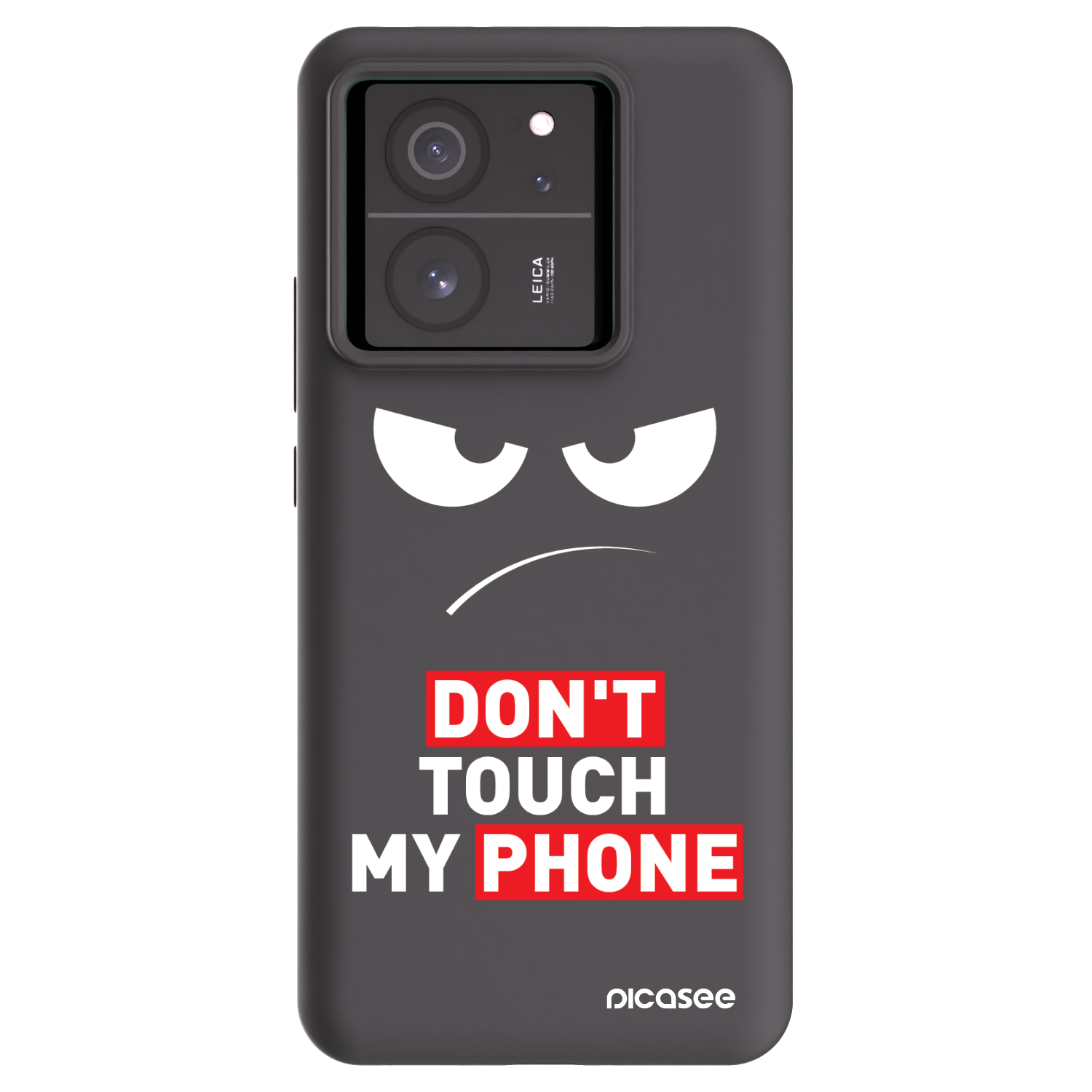 Picasee silikonski črni ovitek za Xiaomi 13T Pro - Angry Eyes - Transparent