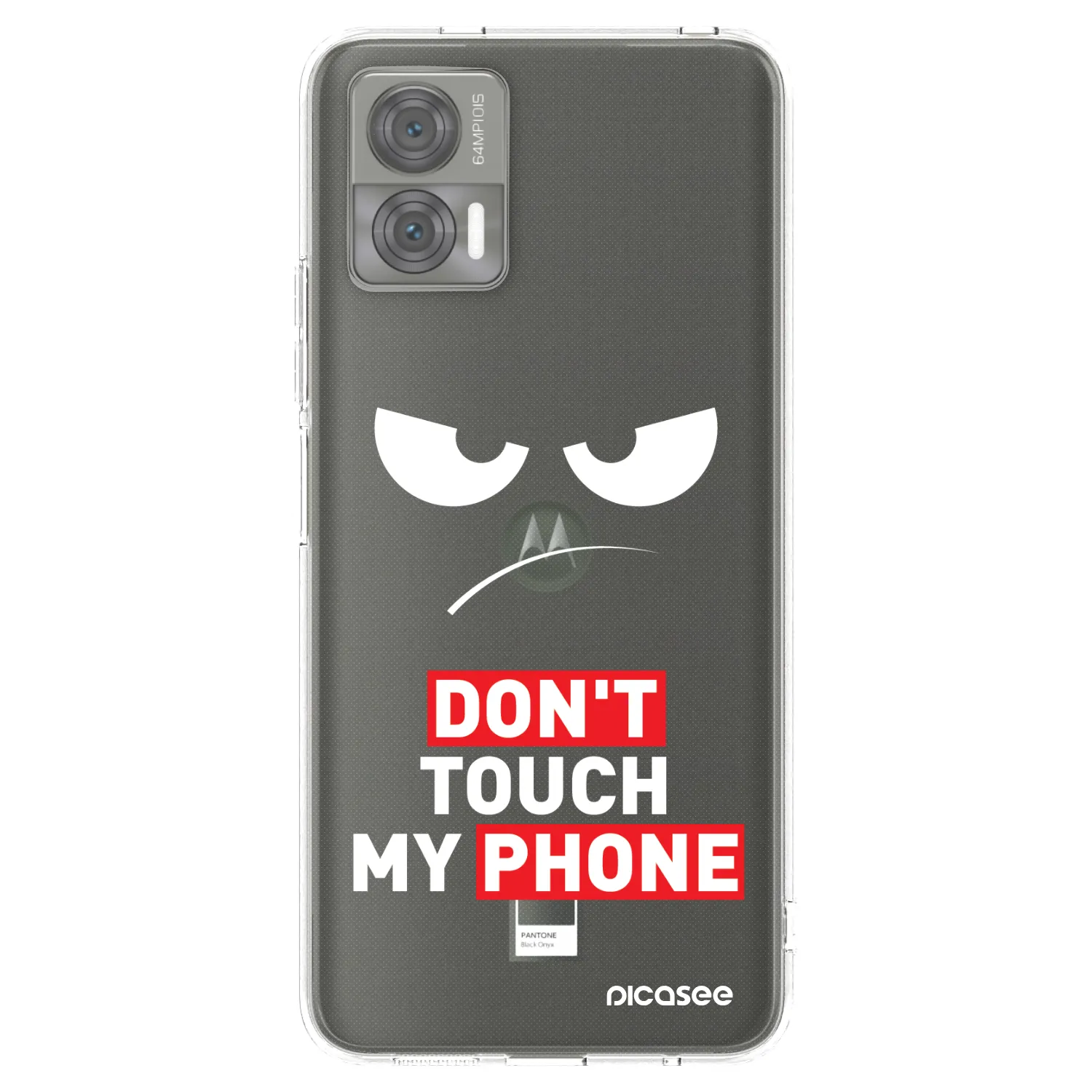Picasee silikonski prozorni ovitek za Motorola Edge 30 Neo - Angry Eyes - Transparent