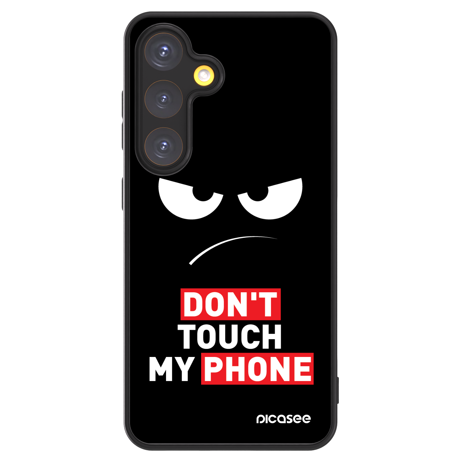 Picasee ULTIMATE CASE PowerShare za Samsung Galaxy S24 S921B 5G - Angry Eyes - Transparent